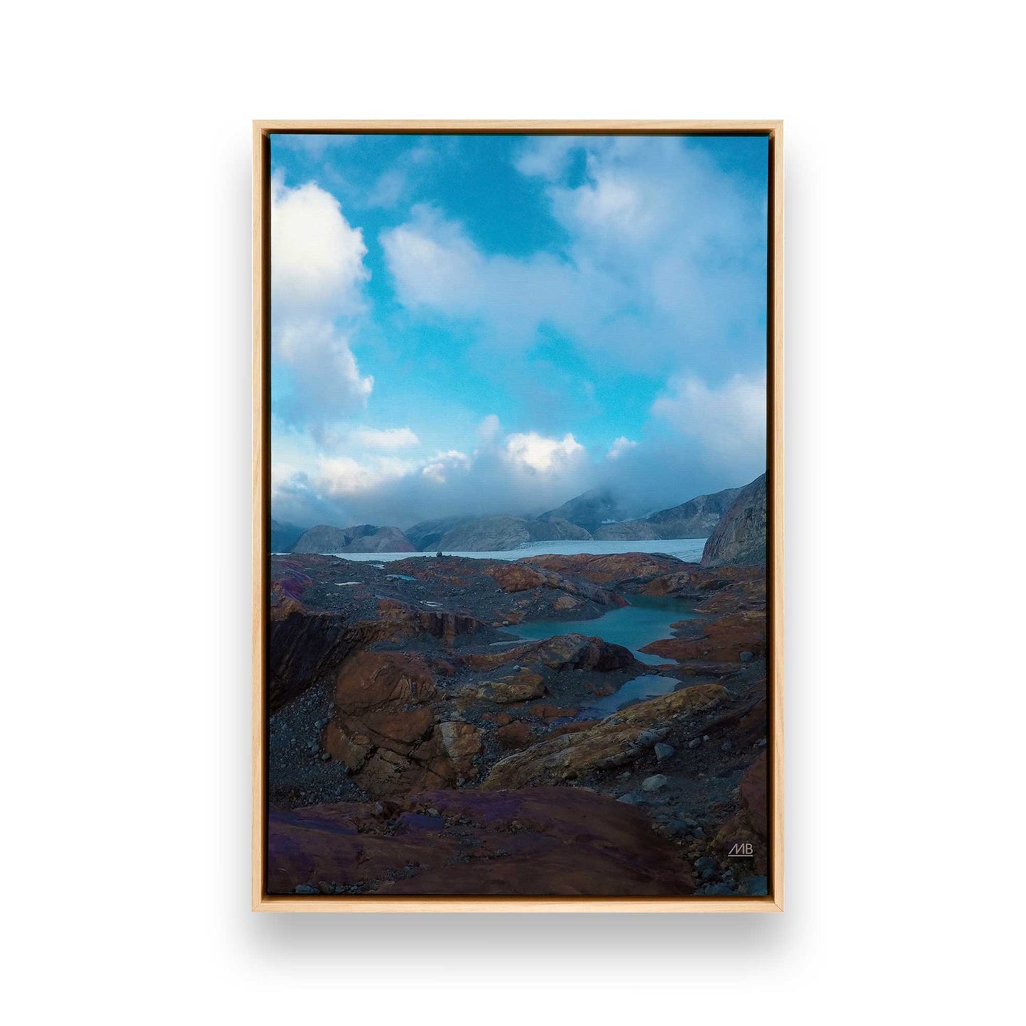 [Color:American Maple], Picture of art in a American Maple frame