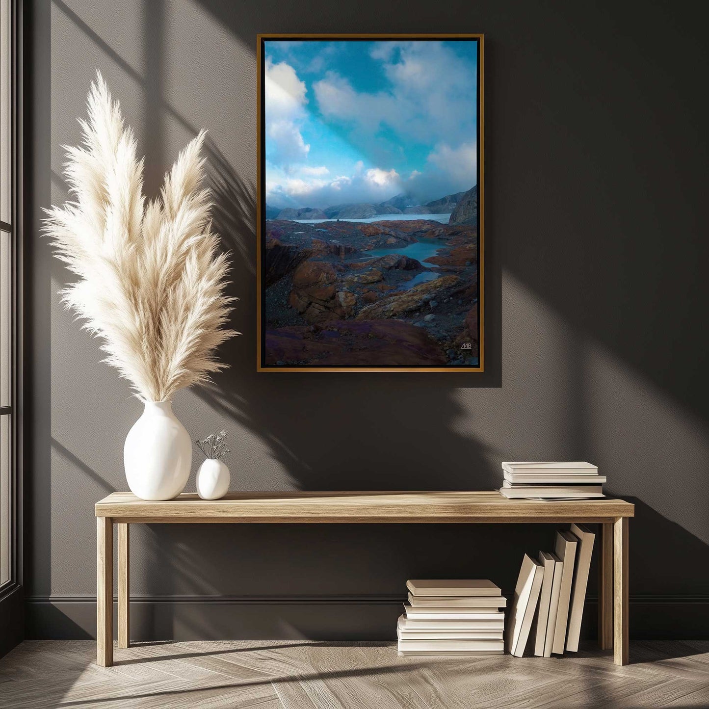 Picture of art in a room