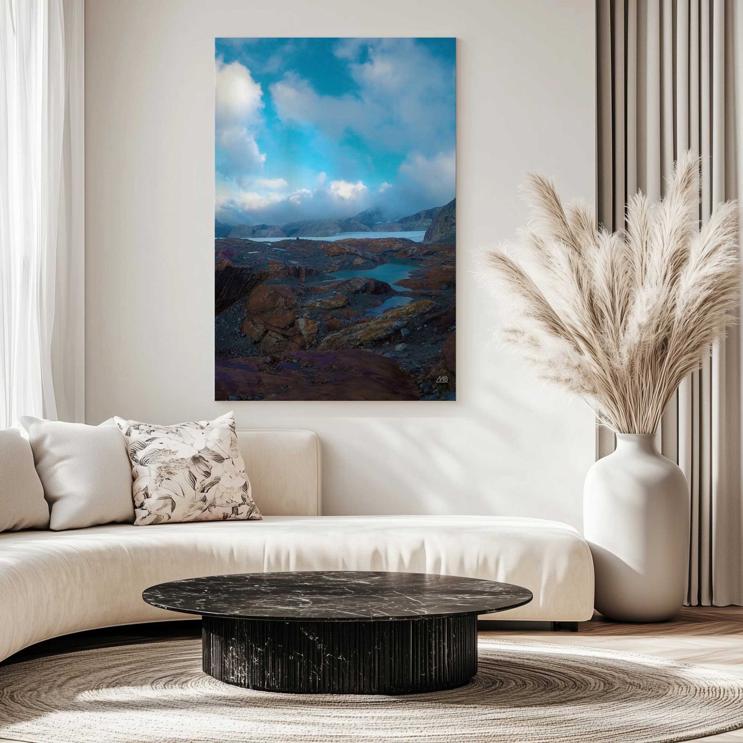 Picture of art in a room