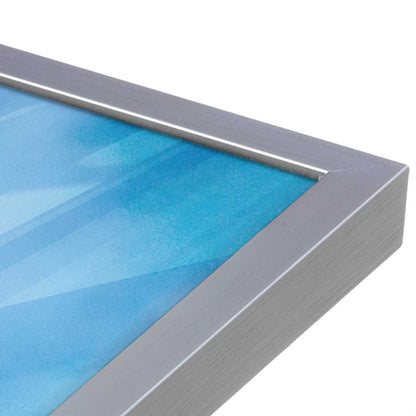 [Color:Polished Chrome], Picture of art in a Polished Chrome frame at an angle