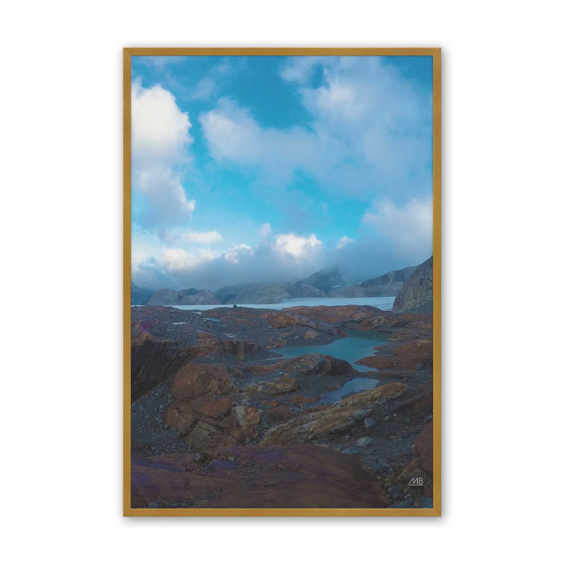 [Color:Polished Gold], Picture of art in a Polished Gold frame