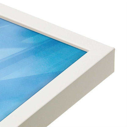 [Color:Opaque White], Picture of art in a Opaque White frame at an angle