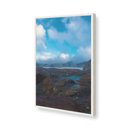 [Color:Opaque White], Picture of art in a Opaque White frame of the corner