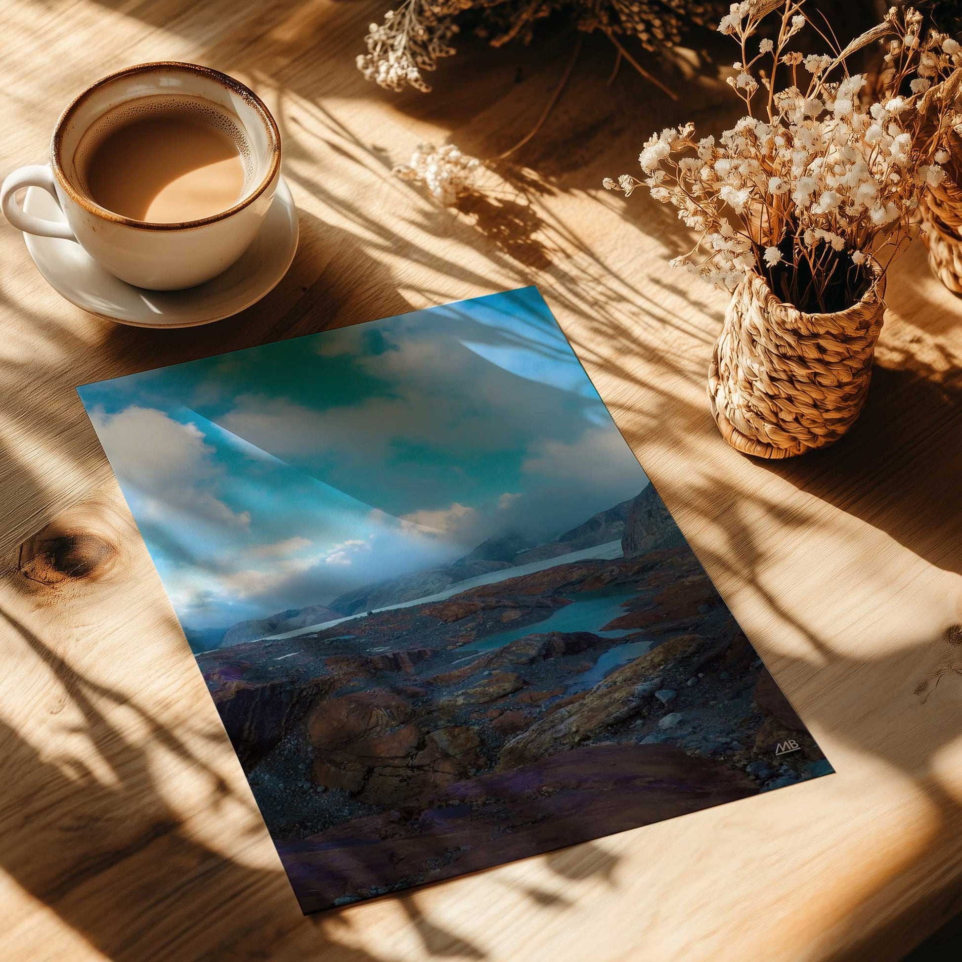 [Color:Rolled Print], Picture of close up of art