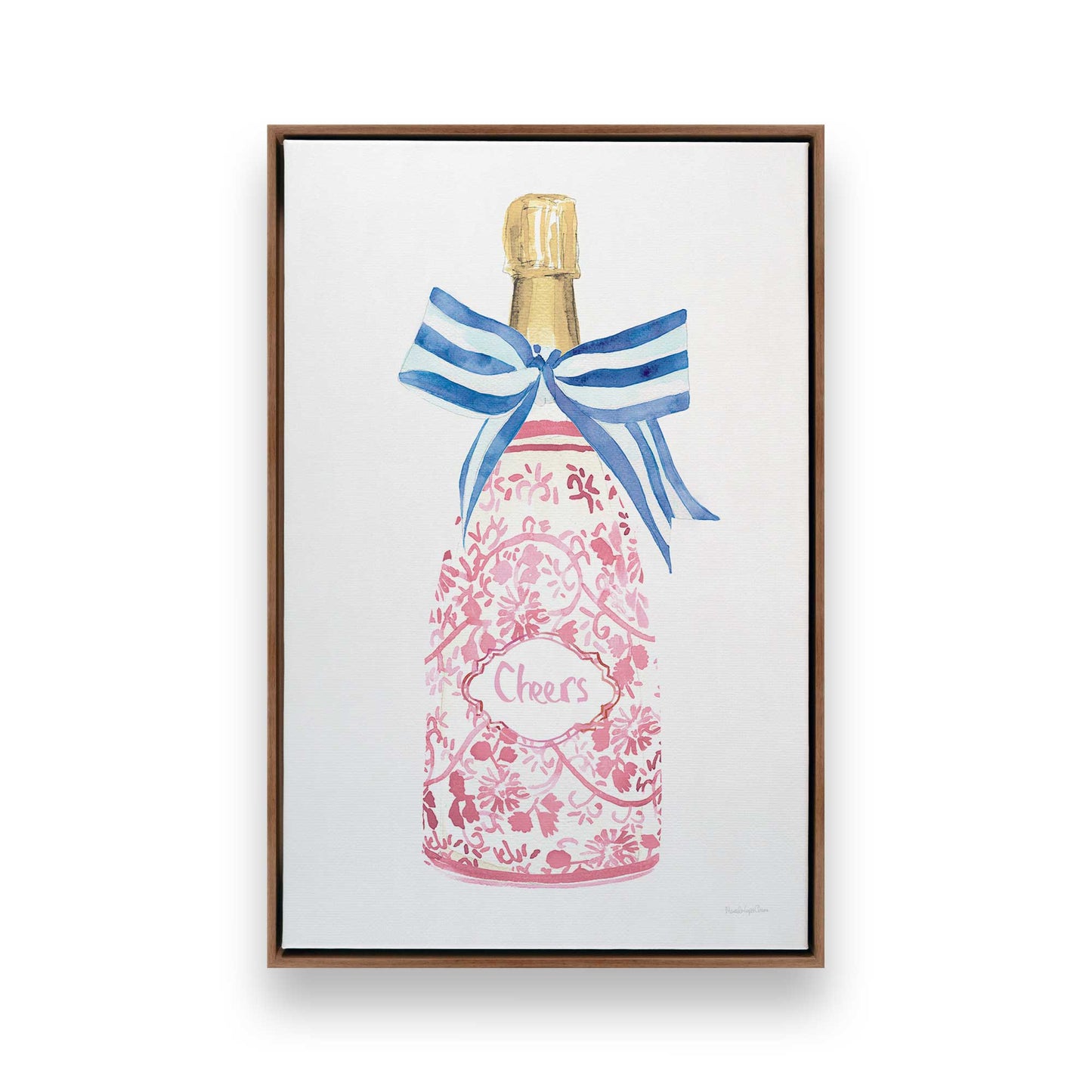 [Color:Walnut], Picture of art in a Walnut frame