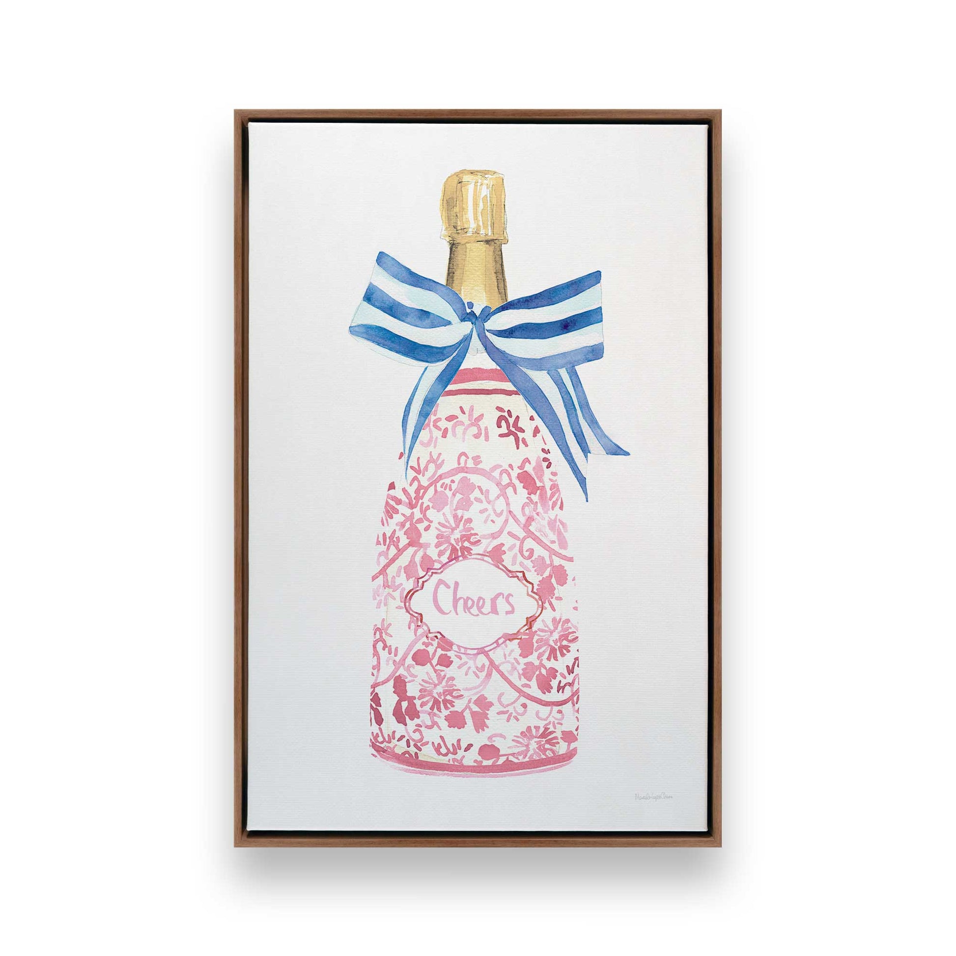 [Color:Walnut], Picture of art in a Walnut frame