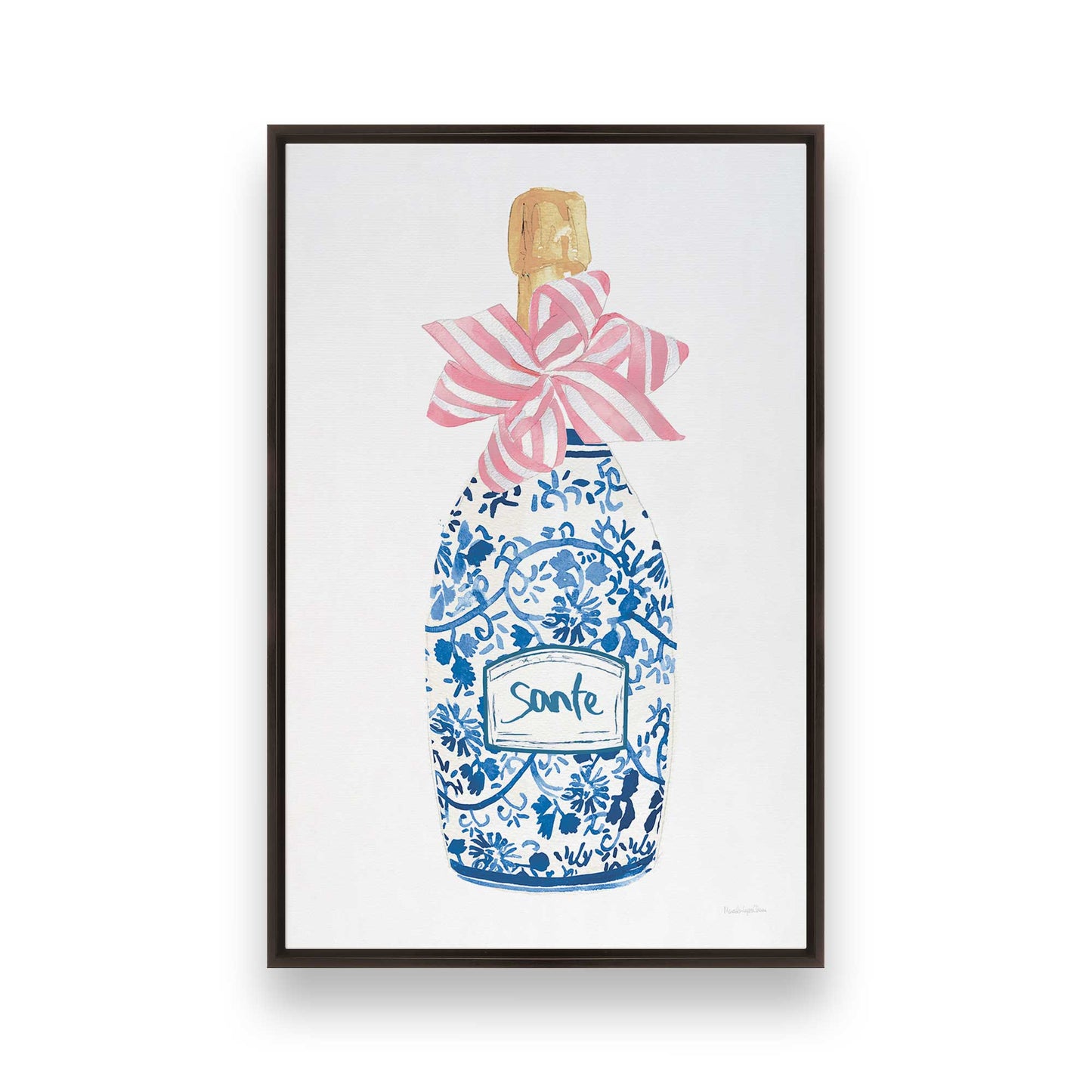 [Color:Espresso], Picture of art in a Espresso frame