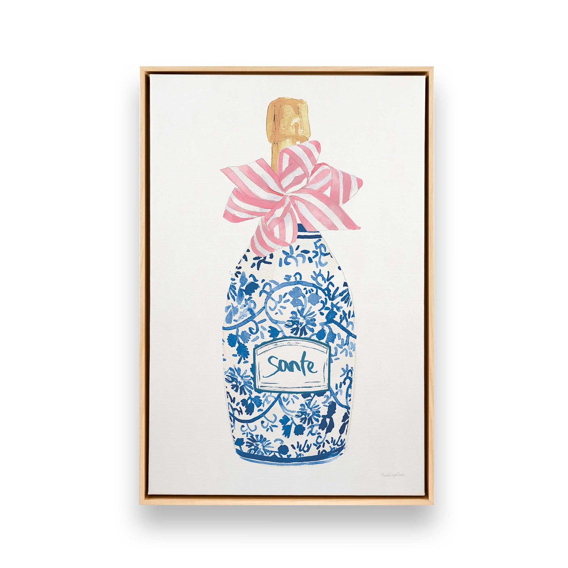 [Color:American Maple], Picture of art in a American Maple frame