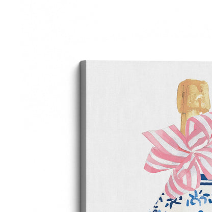 [Color:Stretched Canvas], Picture of the corner of the art