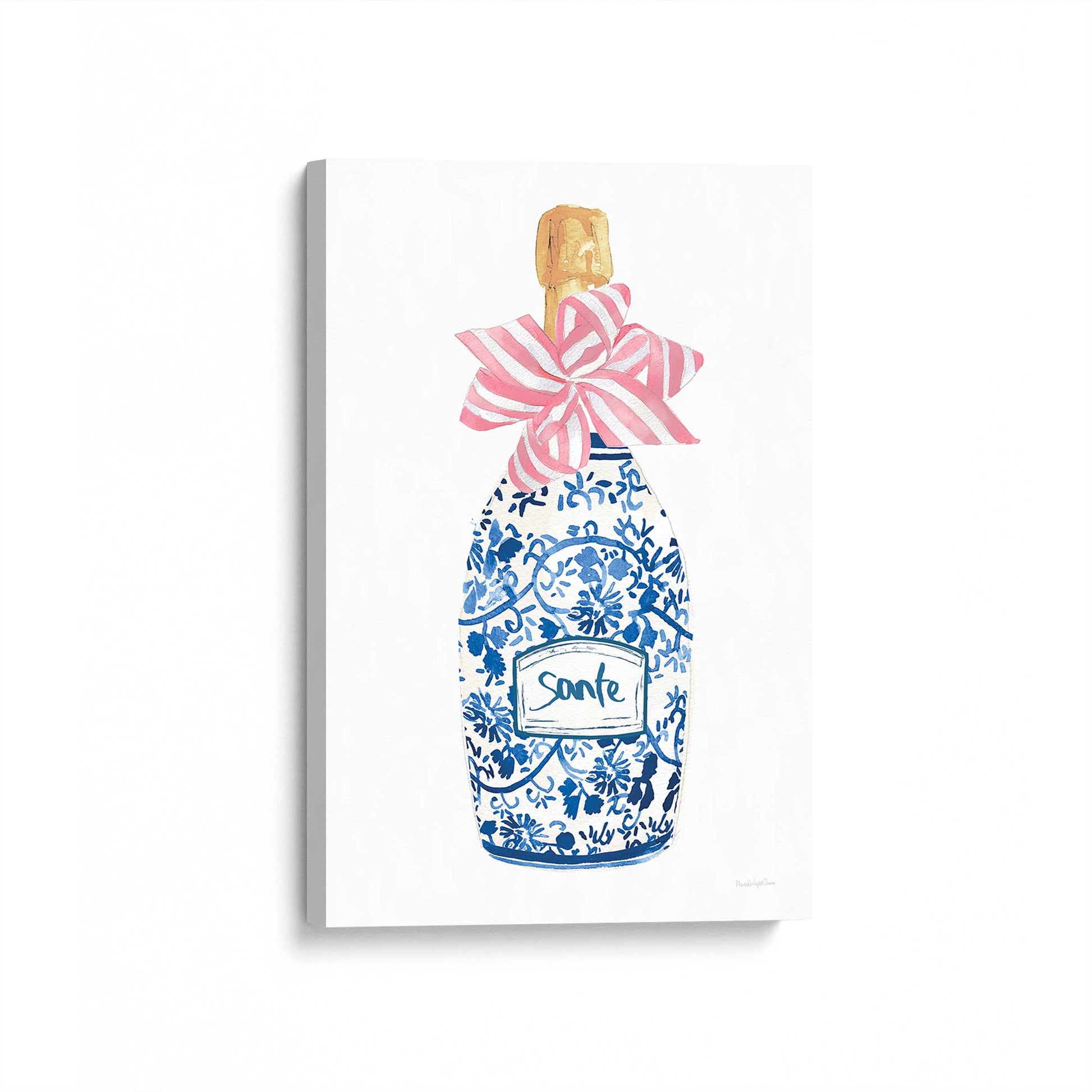 [Color:Stretched Canvas], Picture of art at an angle