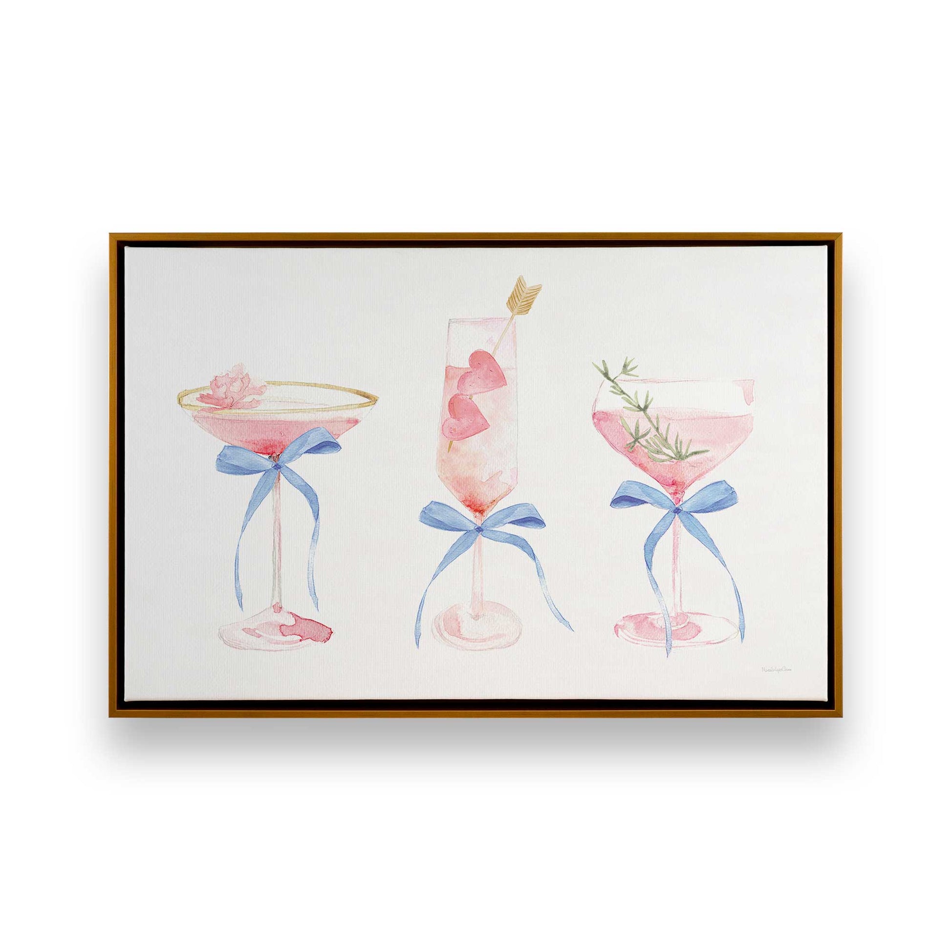 [Color:Polished Gold], Picture of art in a Polished Gold frame