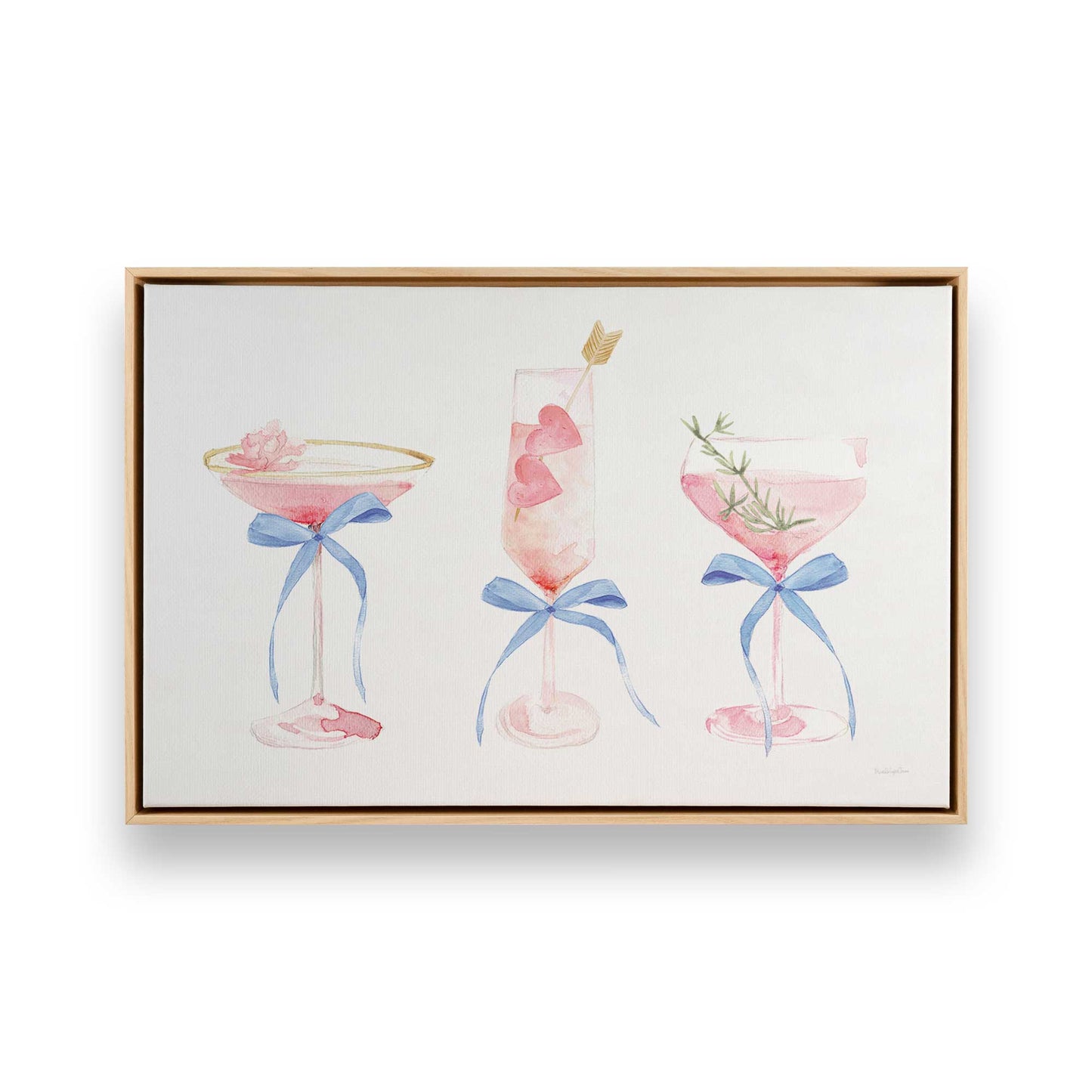 [Color:American Maple], Picture of art in a American Maple frame