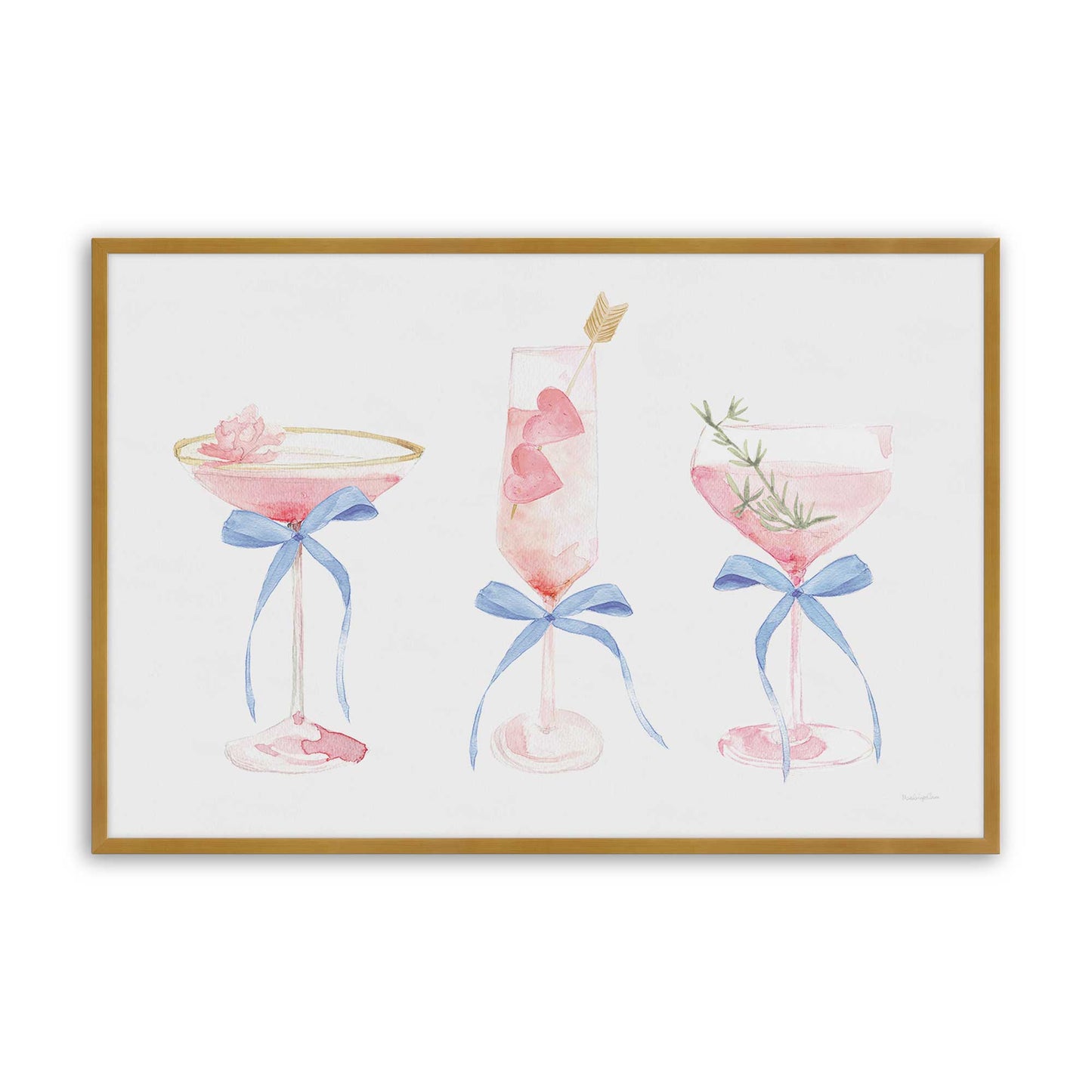 [Color:Polished Gold], Picture of art in a Polished Gold frame