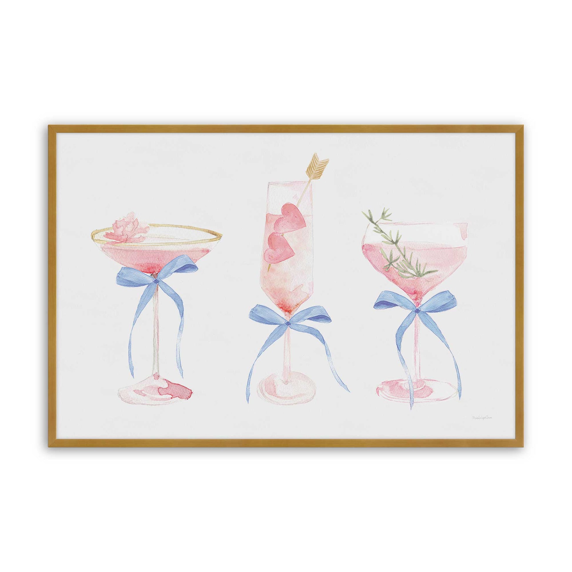 [Color:Polished Gold], Picture of art in a Polished Gold frame