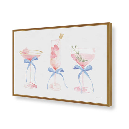 [Color:Polished Gold], Picture of art in a Polished Gold frame of the corner