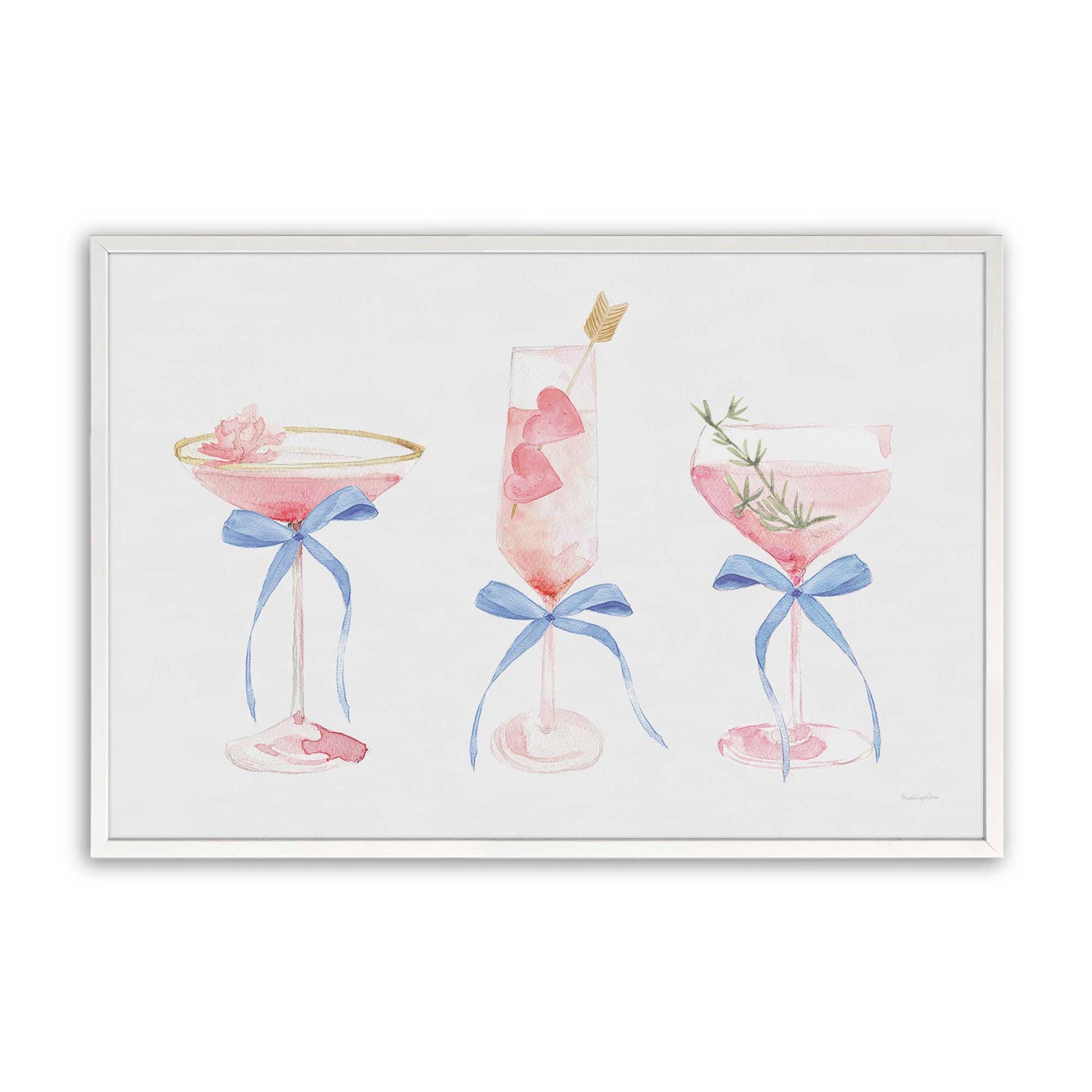 [Color:Opaque White], Picture of art in a Opaque White frame