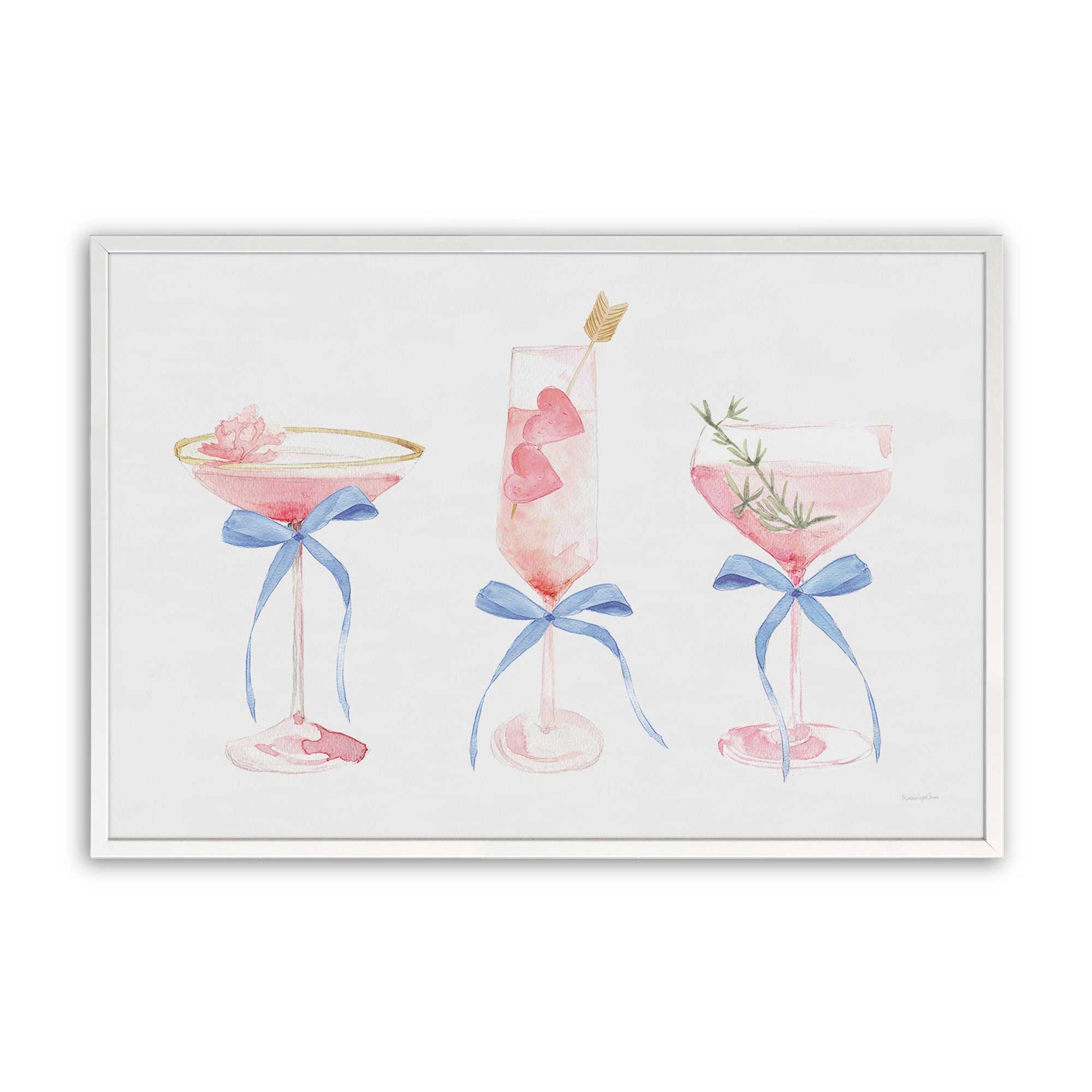 [Color:Opaque White], Picture of art in a Opaque White frame