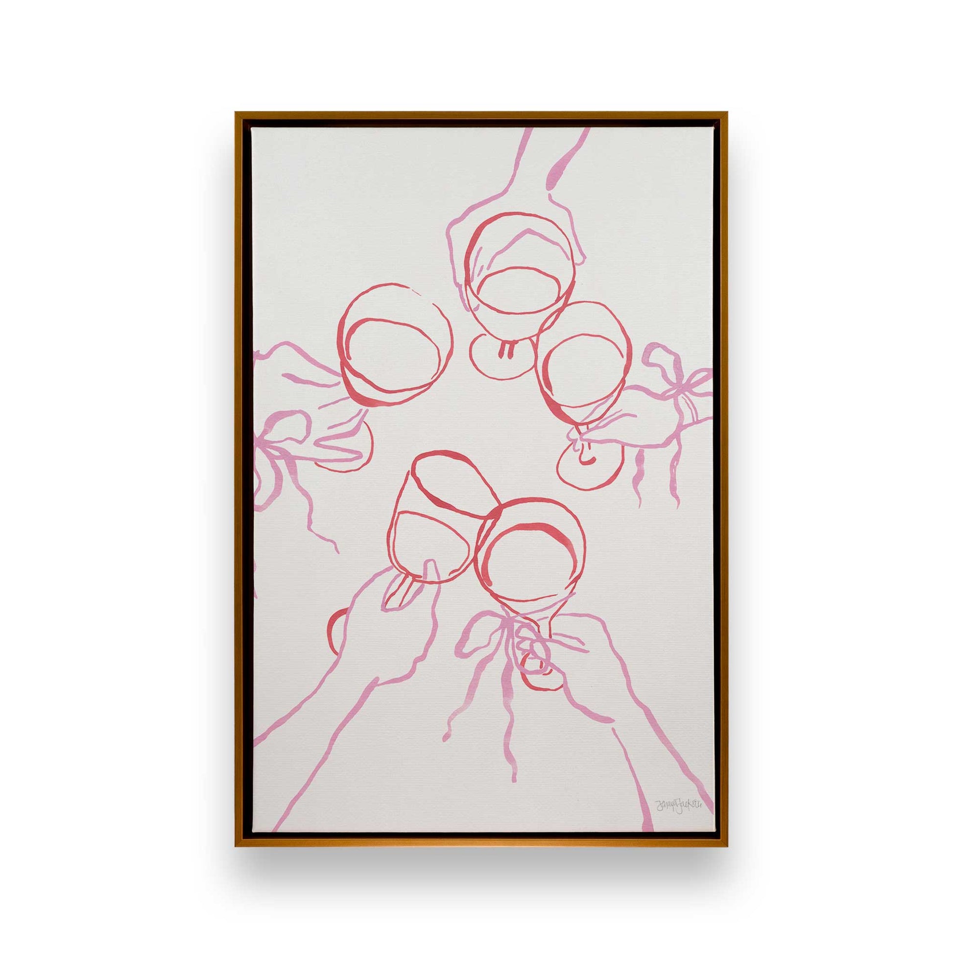 [Color:Polished Gold], Picture of art in a Polished Gold frame