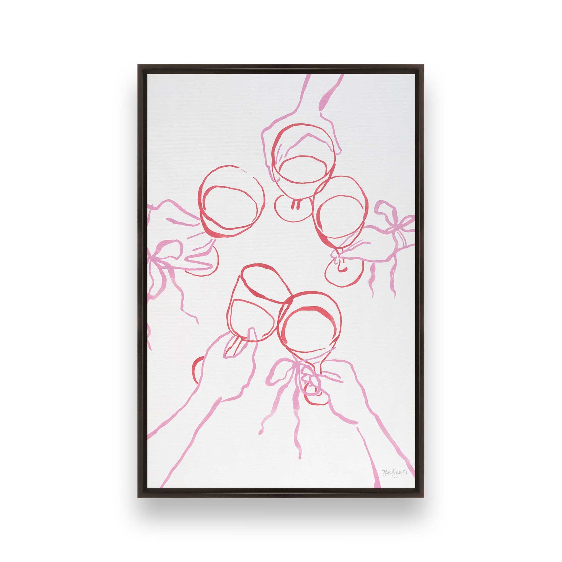 [Color:Espresso], Picture of art in a Espresso frame