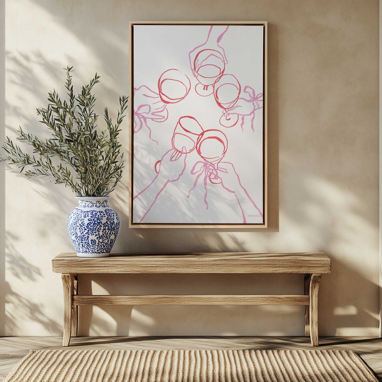 Picture of art in a room