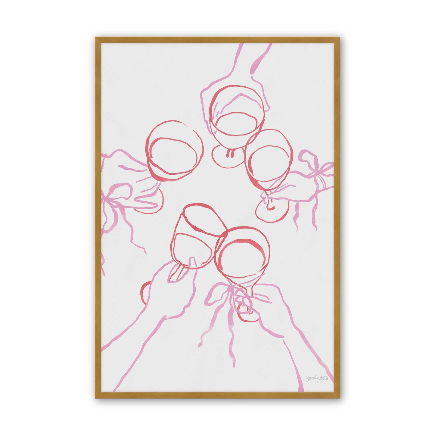 [Color:Polished Gold], Picture of art in a Polished Gold frame