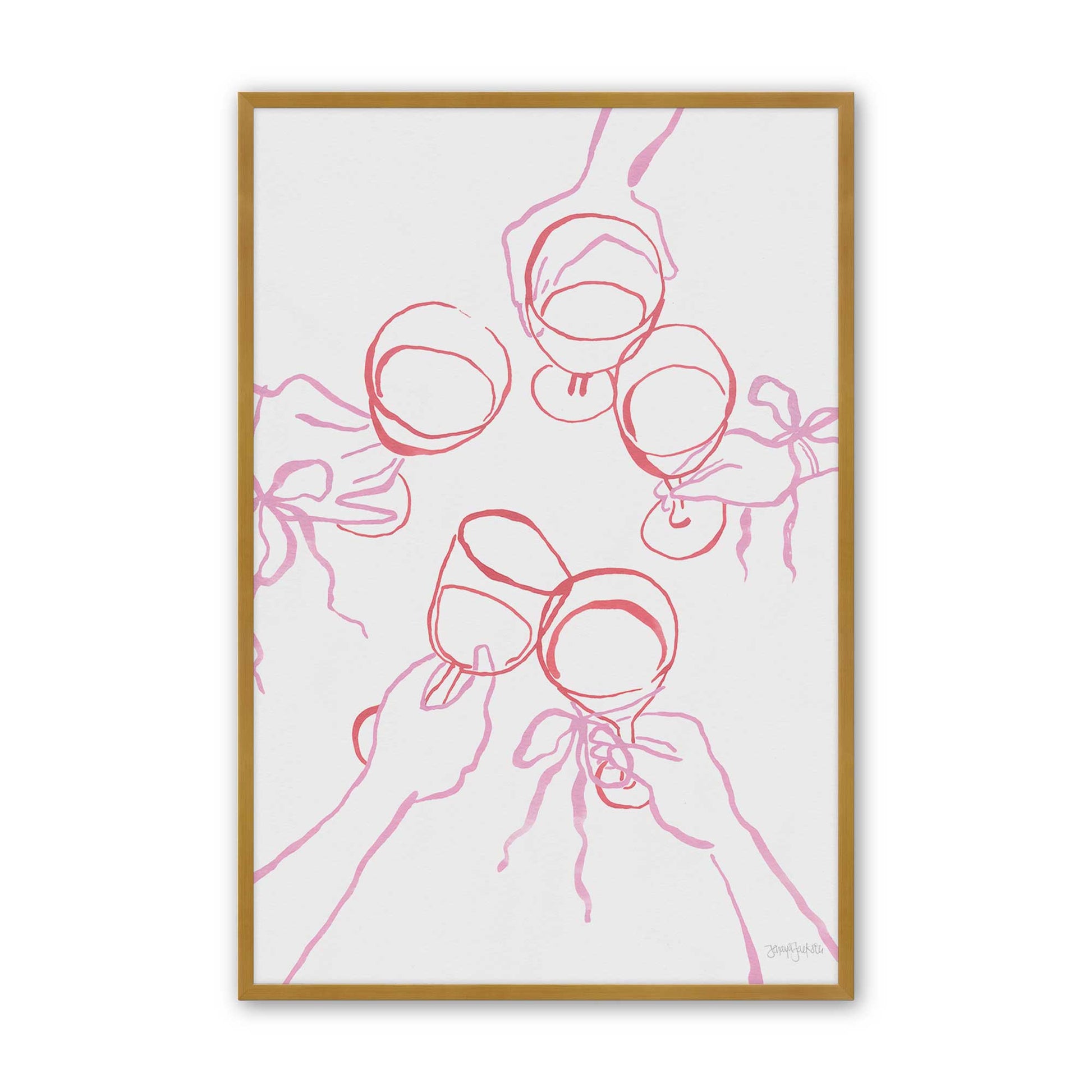 [Color:Polished Gold], Picture of art in a Polished Gold frame