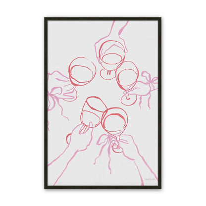 [Color:Satin Black], Picture of art in a Satin Black frame