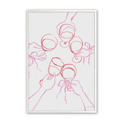 [Color:Opaque White], Picture of art in a Opaque White frame