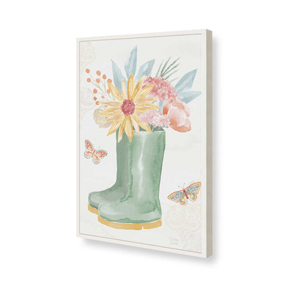 [Color:Opaque White], Picture of art in a Opaque White frame of the corner