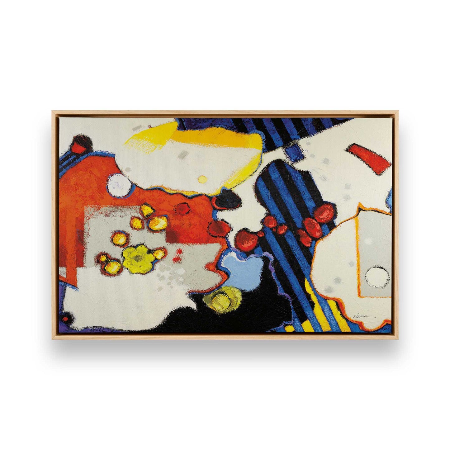 [Color:American Maple], Picture of art in a American Maple frame