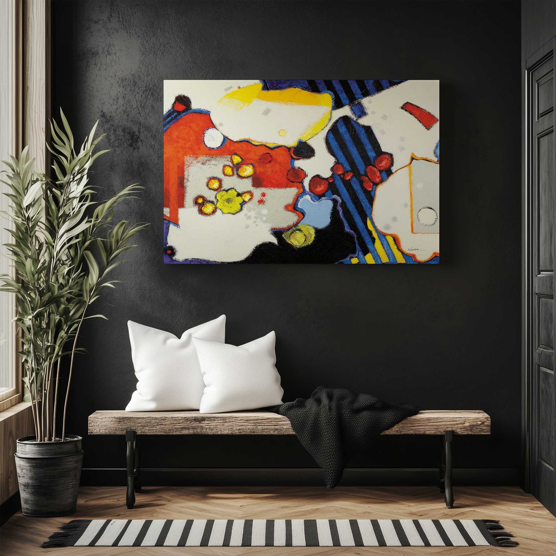 Picture of art in a room