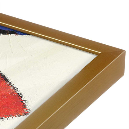 [Color:Polished Gold], Picture of art in a Polished Gold frame at an angle