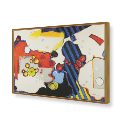 [Color:Polished Gold], Picture of art in a Polished Gold frame of the corner