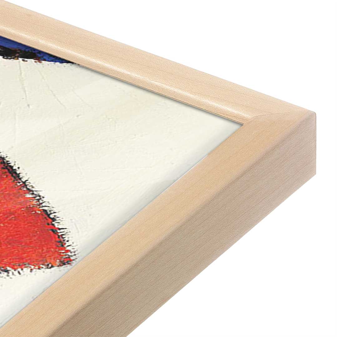 [Color:Raw Maple], Picture of art in a Raw Maple frame at an angle