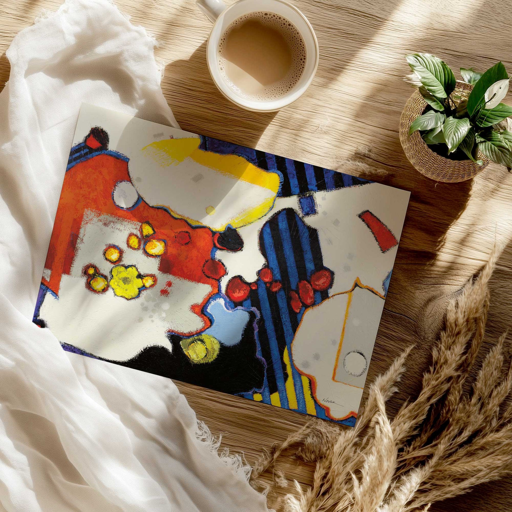 [Color:Rolled Print], Picture of close up of art