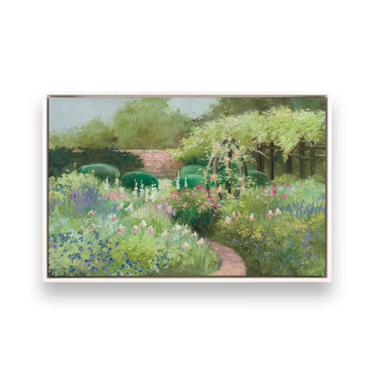 [Color:Opaque White], Picture of art in a White frame