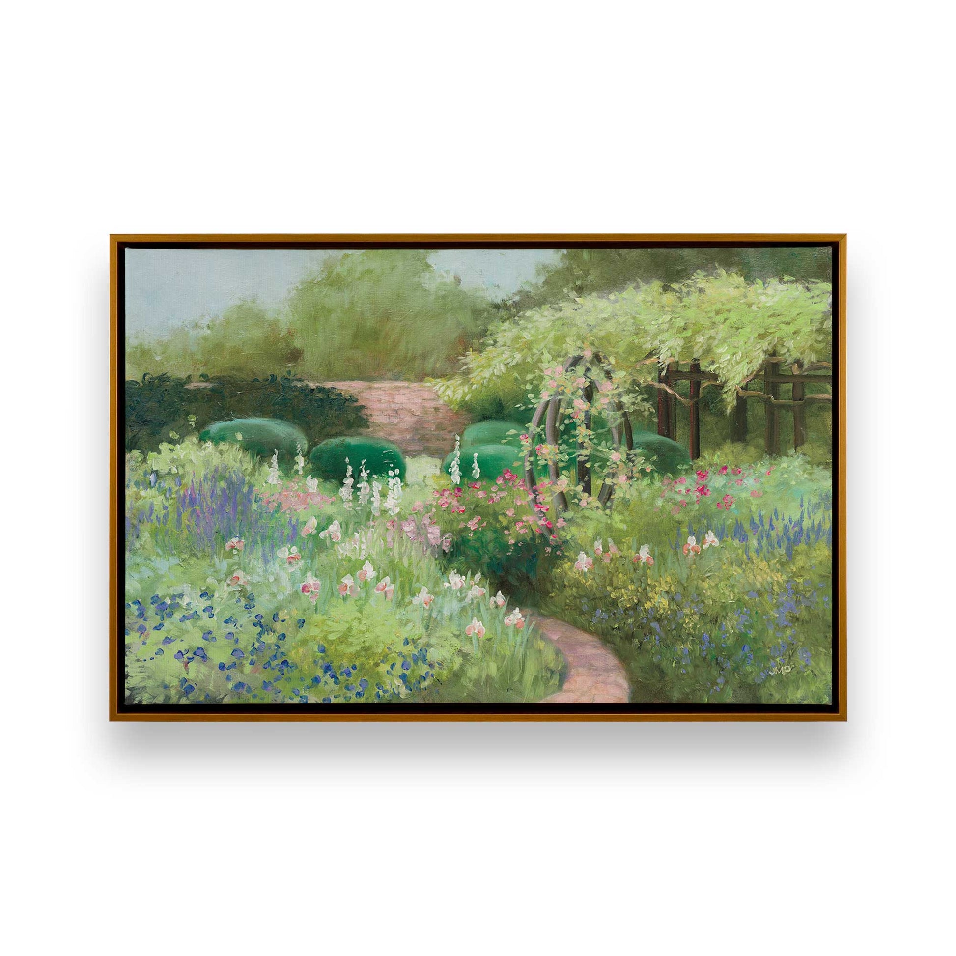 [Color:Polished Gold], Picture of art in a Polished Gold frame