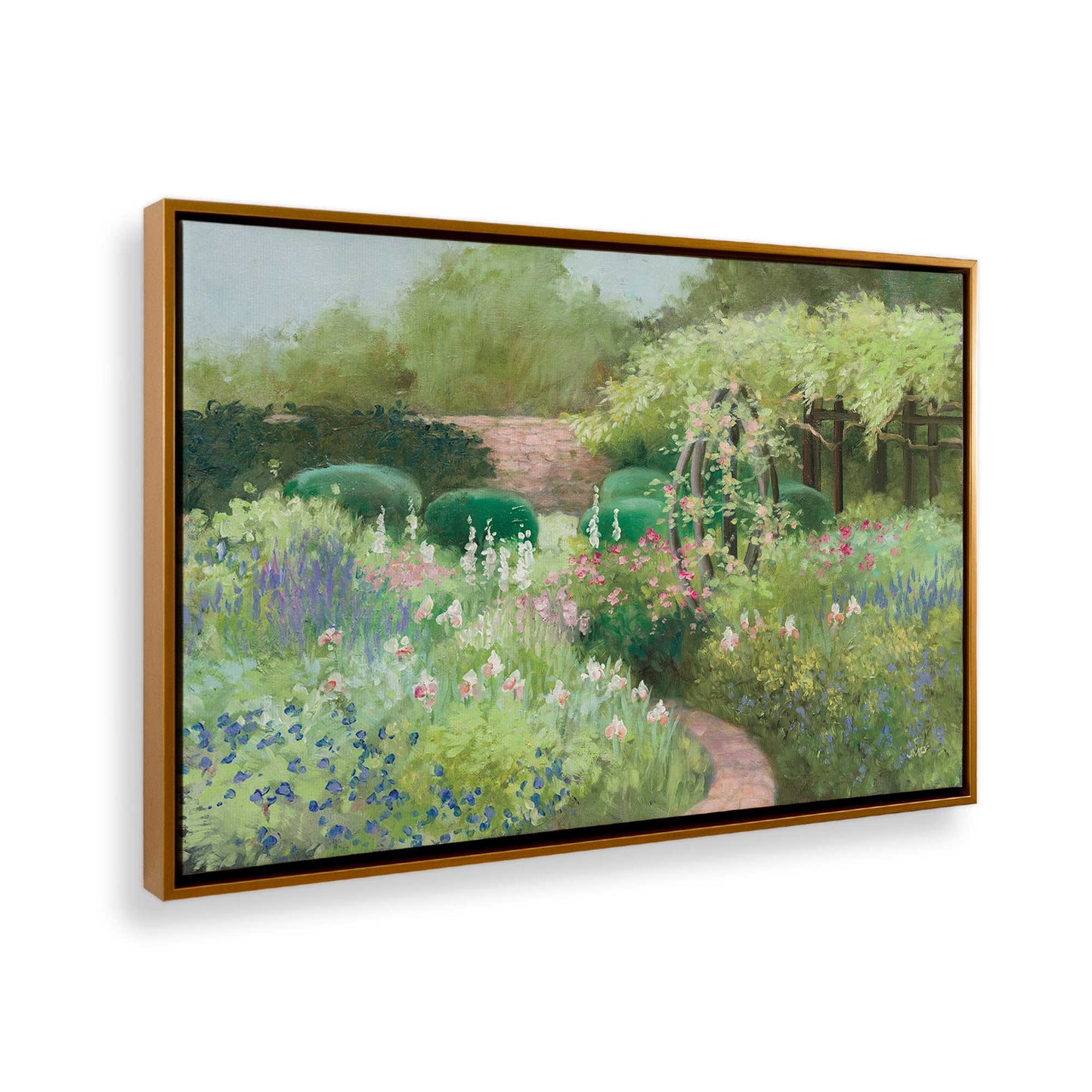 [Color:Polished Gold], Picture of the corner of the art