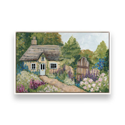 [Color:Opaque White], Picture of art in a White frame