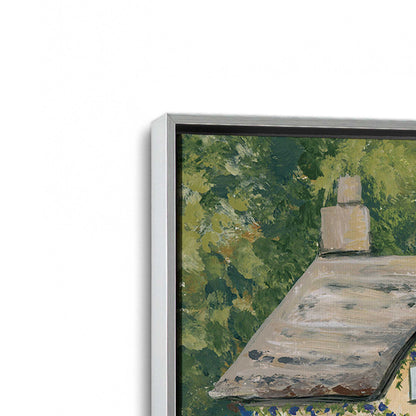 [Color:Polished Chrome], Picture of art in a Polished Chrome frame at an angle