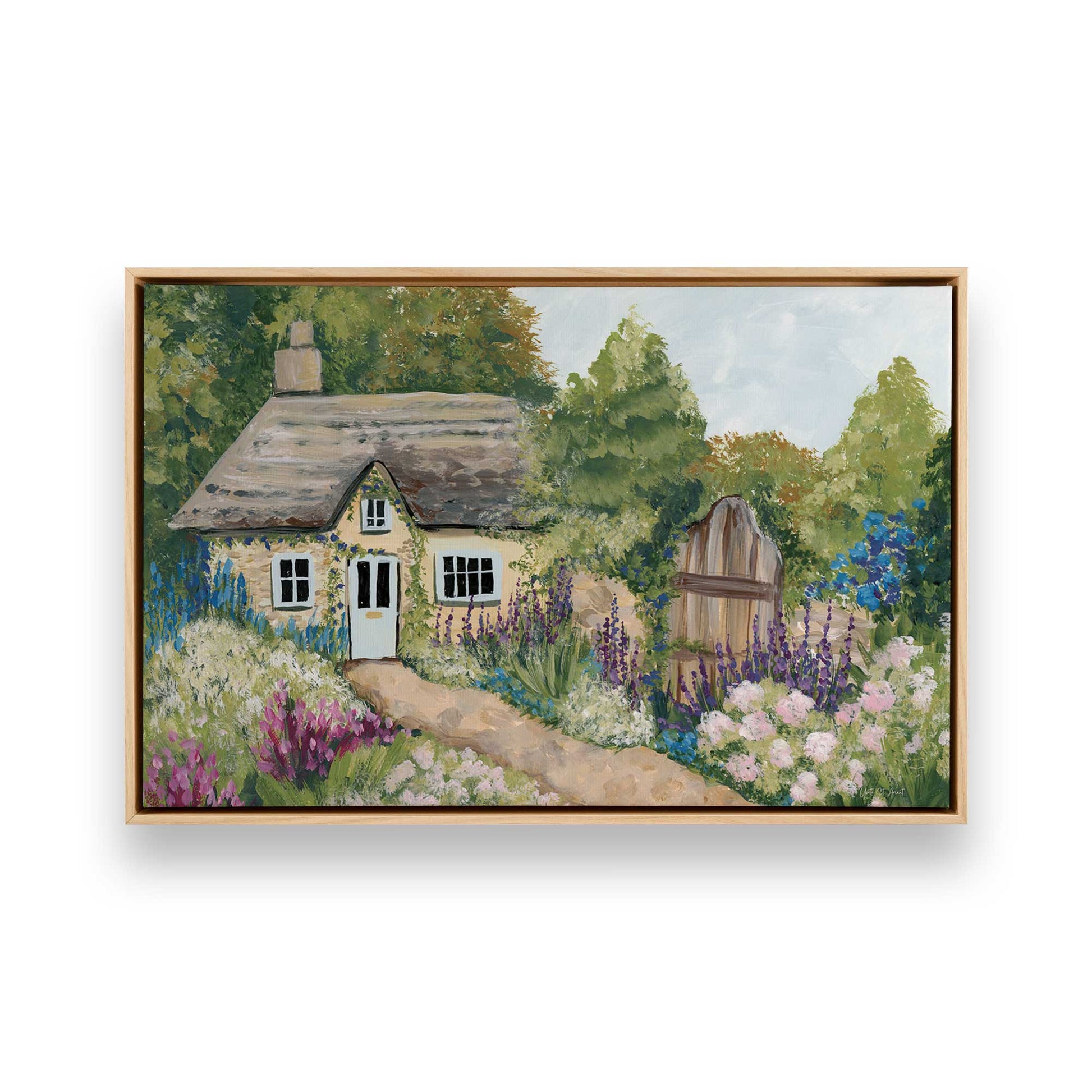 [Color:American Maple], Picture of art in a American Maple frame