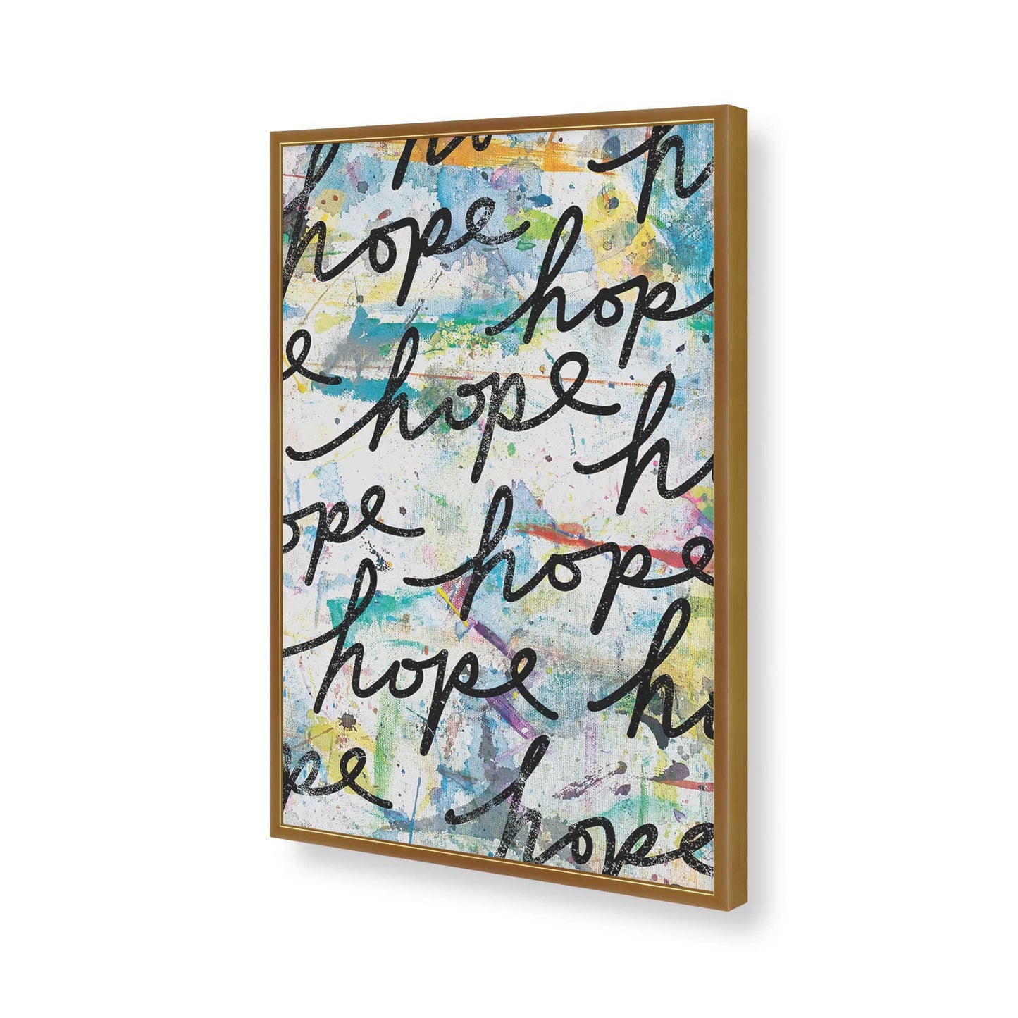 [Color:Polished Gold], Picture of art in a Polished Gold frame of the corner