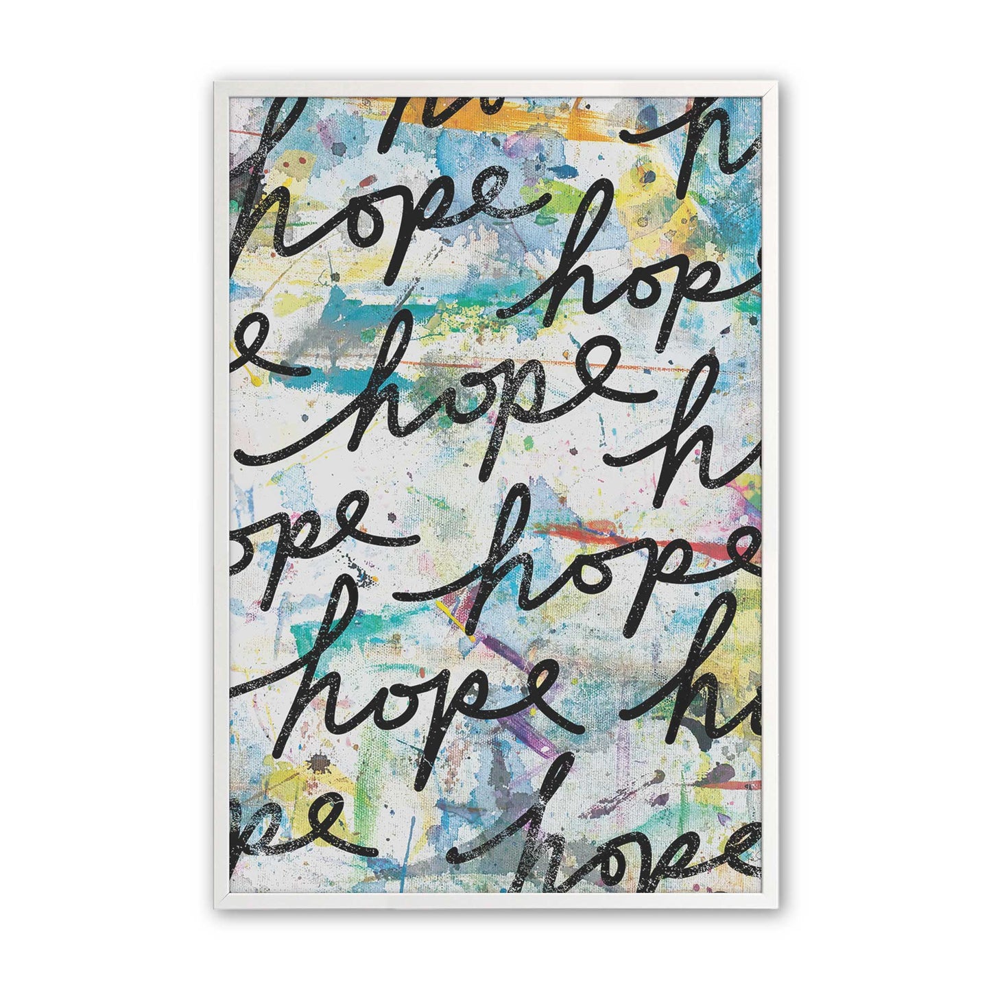 [Color:Opaque White], Picture of art in a Opaque White frame