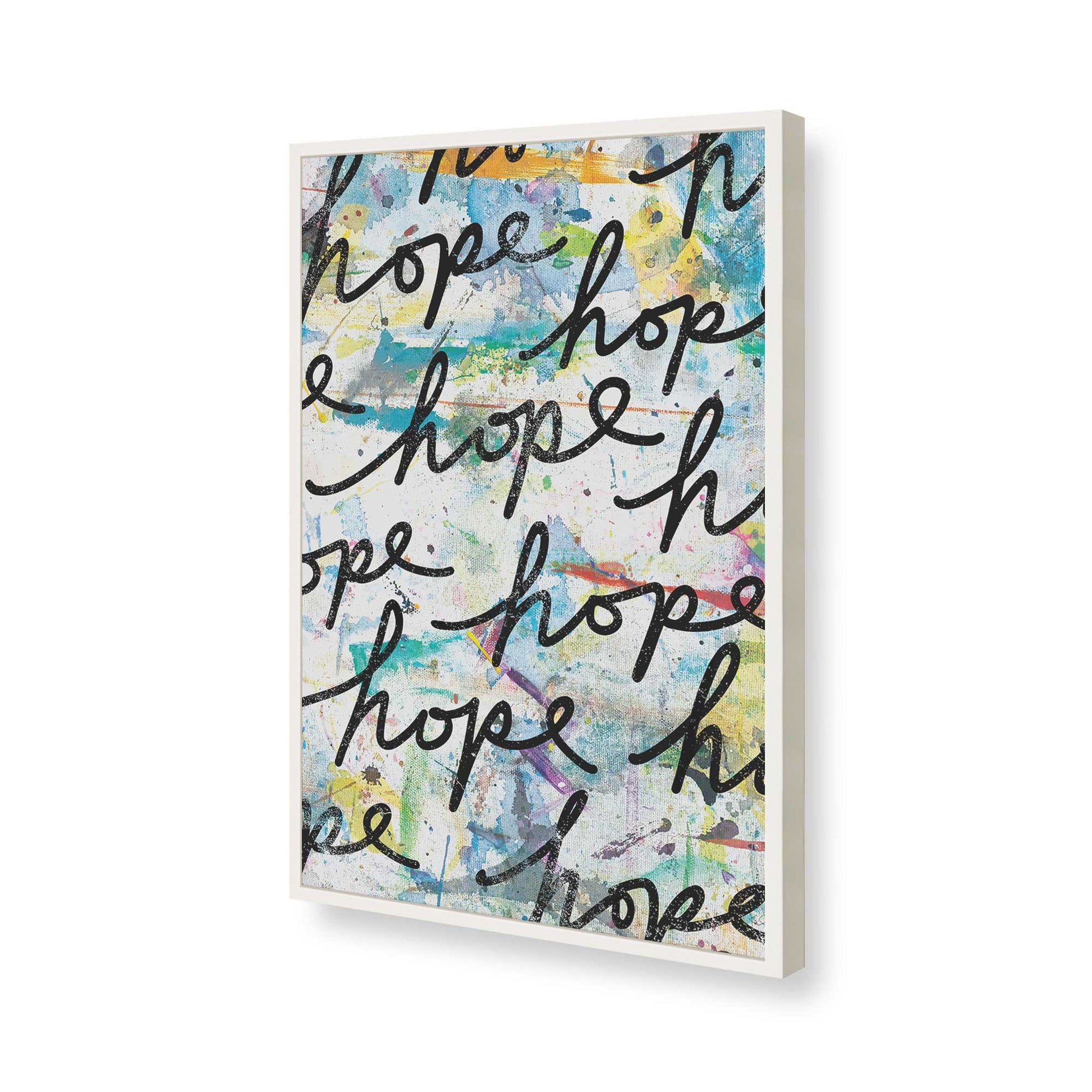 [Color:Opaque White], Picture of art in a Opaque White frame of the corner