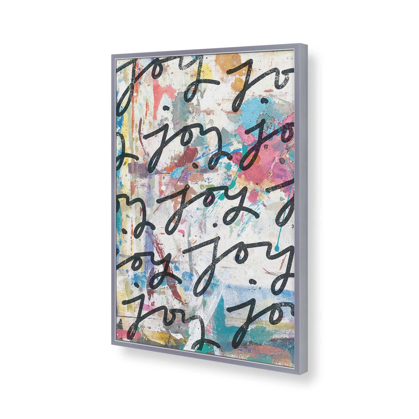 [Color:Polished Chrome], Picture of art in a Polished Chrome frame of the corner