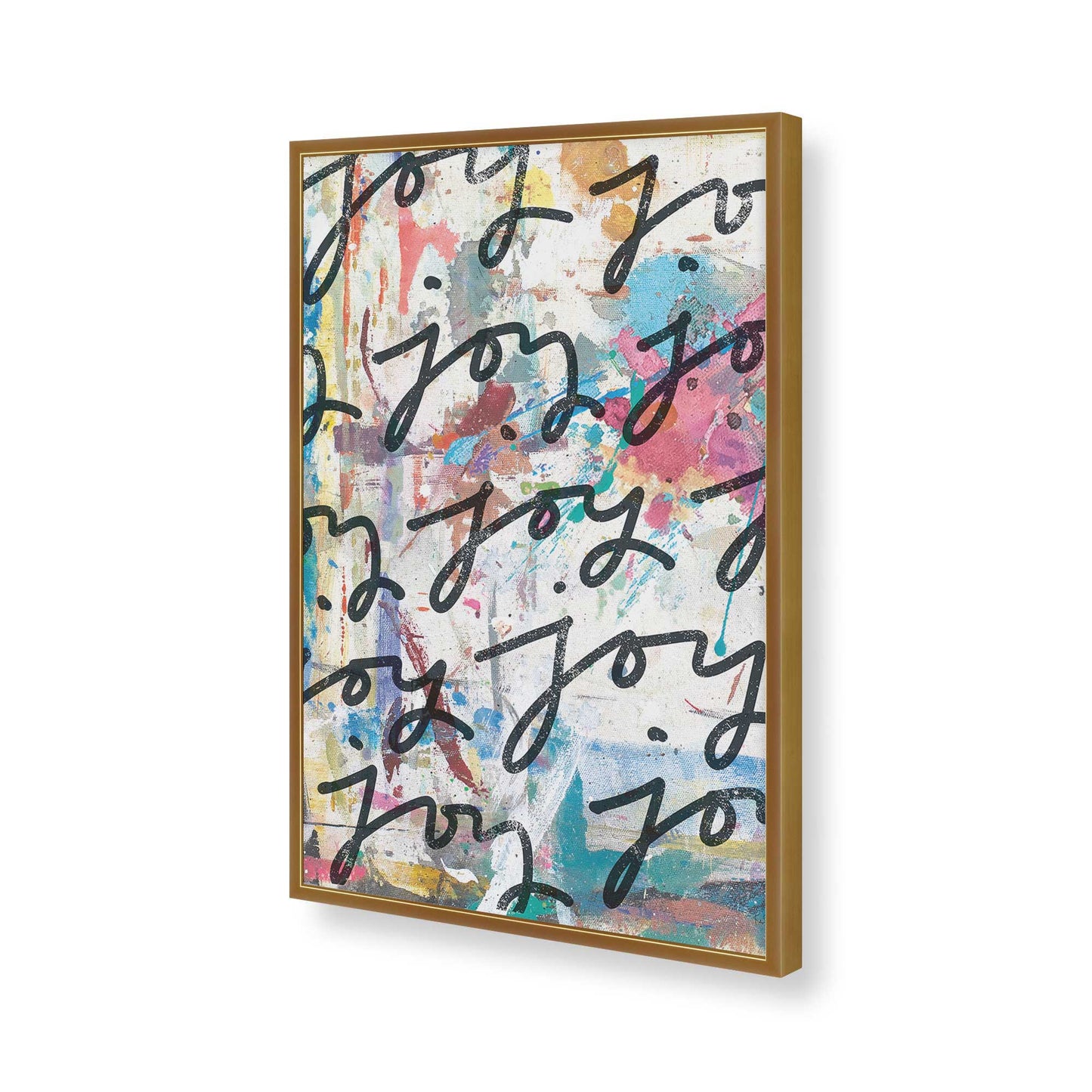 [Color:Polished Gold], Picture of art in a Polished Gold frame of the corner
