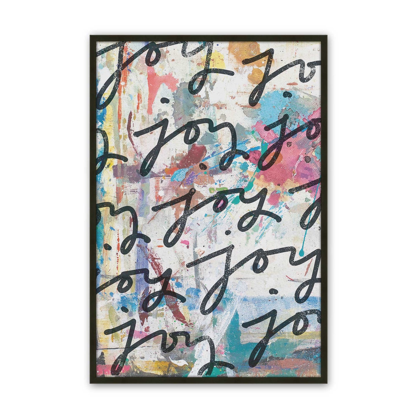 [Color:Satin Black], Picture of art in a Satin Black frame
