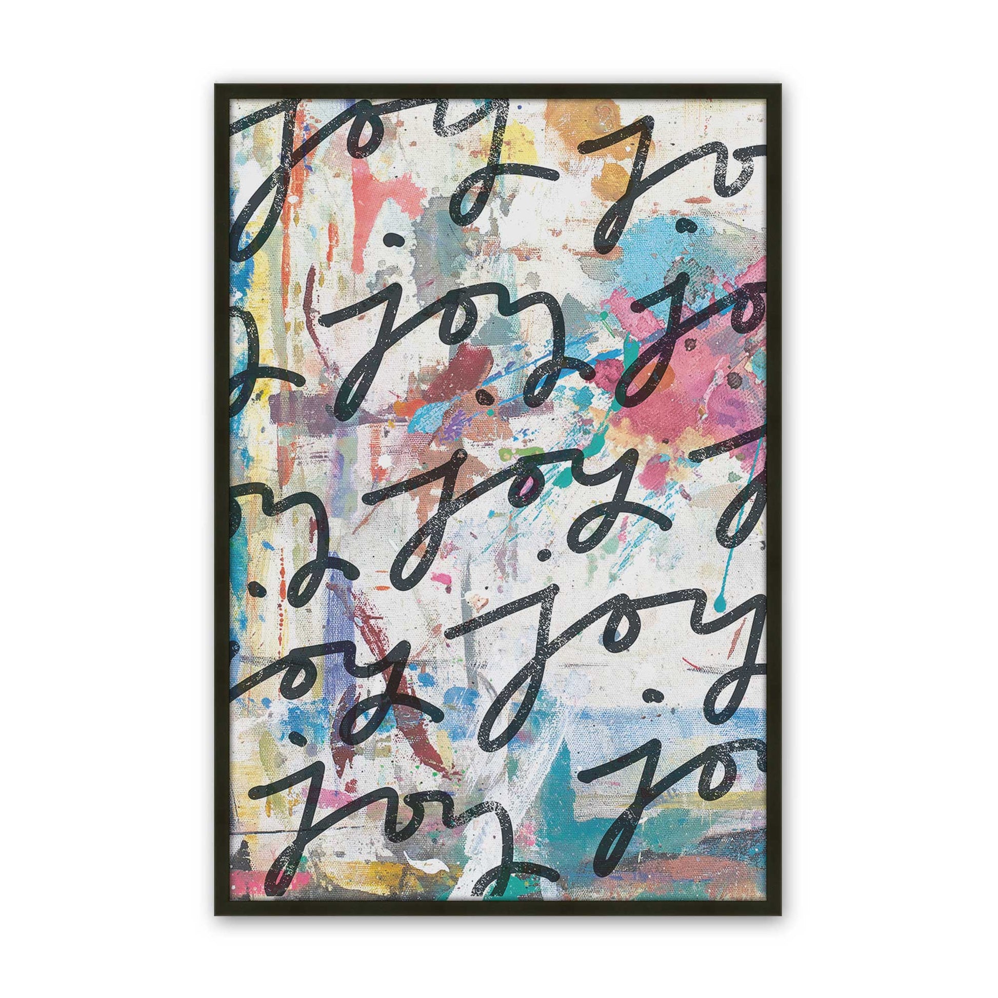 [Color:Satin Black], Picture of art in a Satin Black frame