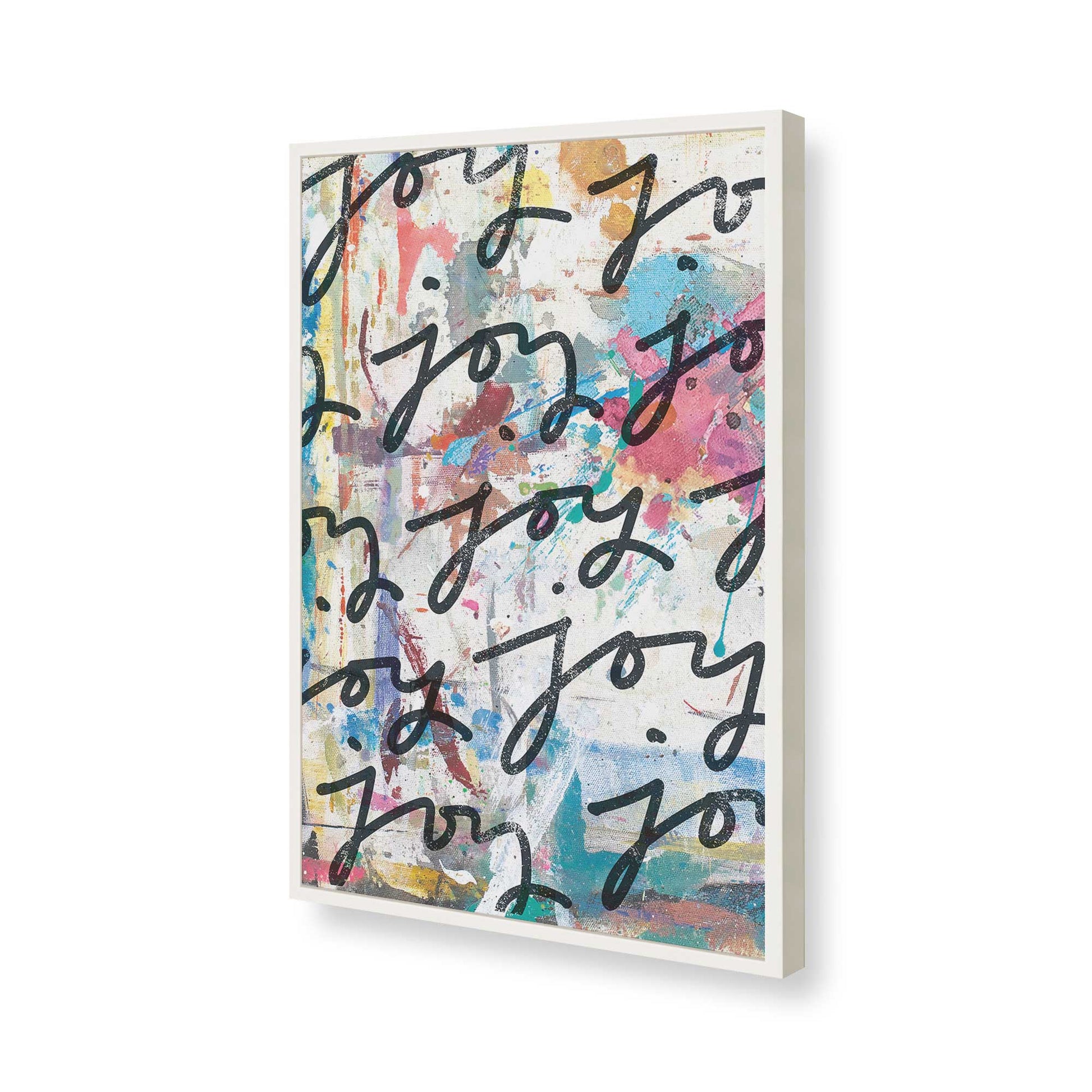 [Color:Opaque White], Picture of art in a Opaque White frame of the corner