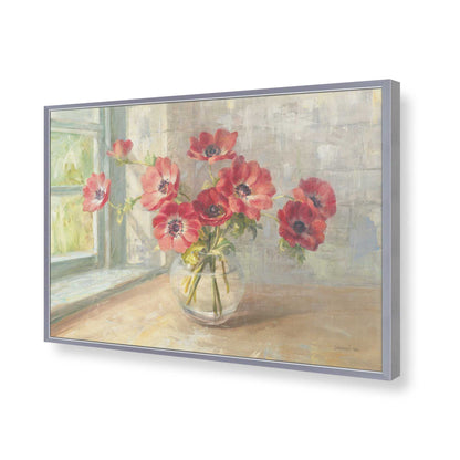 [Color:Polished Chrome], Picture of art in a Polished Chrome frame of the corner